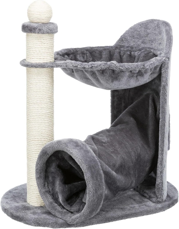 TRIXIE Baza Senior Cat Tree with Hammock and Steps | Scratching Posts | Cat Playground | Gray Medium10