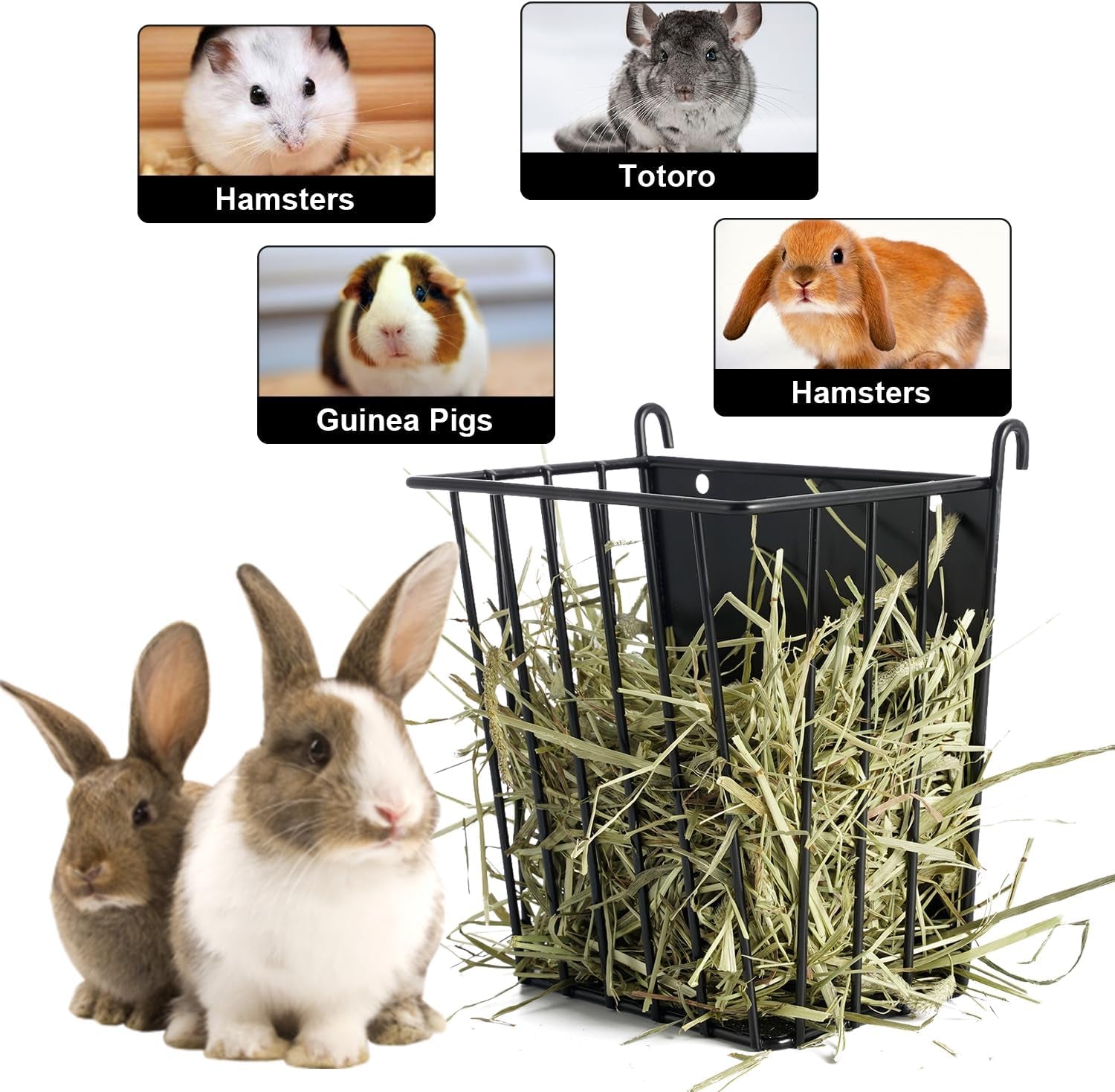 luaviaru-upgrades-2pcs-hay-feeder-rabbit-guinea-pig-metal-frame-hay-rack-with-adjustable-hook-less-wasted-for-guinea-pig-bunny-chinchilla-cage-accessories-bunny-feeder