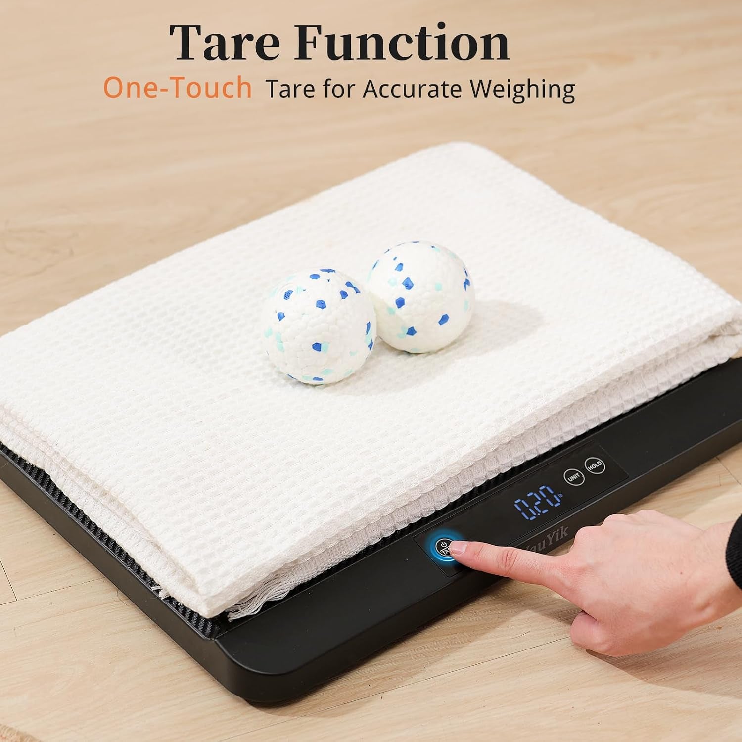 yauyik-digital-pet-scale-baby-scale-with-non-slip-mat-up-to-40kg-black-high-precision-puppy-whelping-scale-for-kittens-and-crawl-pet-5-units-led-display-hold-function-batteries-included