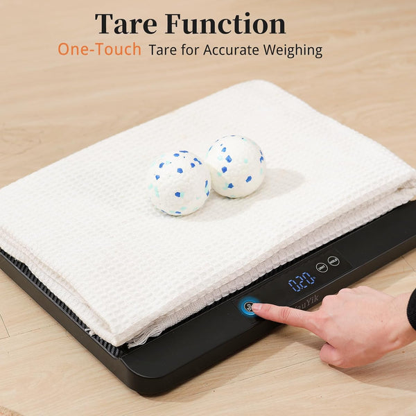 Yauyik Digital Pet Scale, Baby Scale with Non-Slip Mat, up to 40Kg, Black | High Precision Puppy Whelping Scale for Kittens, and Crawl Pet, 5 Units, LED Display, Hold Function（Batteries Included）8