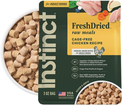 Instinct Freeze-Dried Meals, Freshdried Bites, Natural Dog Food, Grain-Free - Grass-Fed Beef, 25 Oz. Bag19