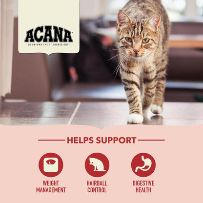 ACANA Dry Cat Food for Indoor Cats Indoor Entrée Chicken Turkey, 4Lb Bag | Includes Probiotics, Digestive Health, Weight Management, Free-Run Poultry, World'S Finest Ingredients3
