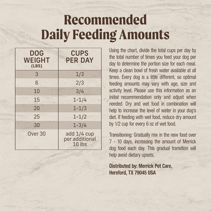 Merrick Healthy Grains Premium Dry Dog Food for Small Dogs, Wholesome and Natural Kibble, Small Breed Recipe - 4.0 Lb. Bag6