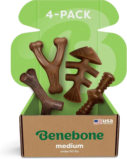 Benebone Small 4-Pack Dog Toys for Aggressive Chewers – under 30 Lbs26
