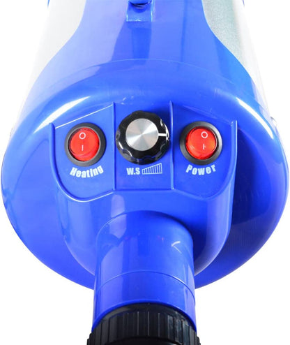 SHELANDY Groomer Partner Pet Hair Force Dryer Dog Grooming Blower with Heater (Blue)4