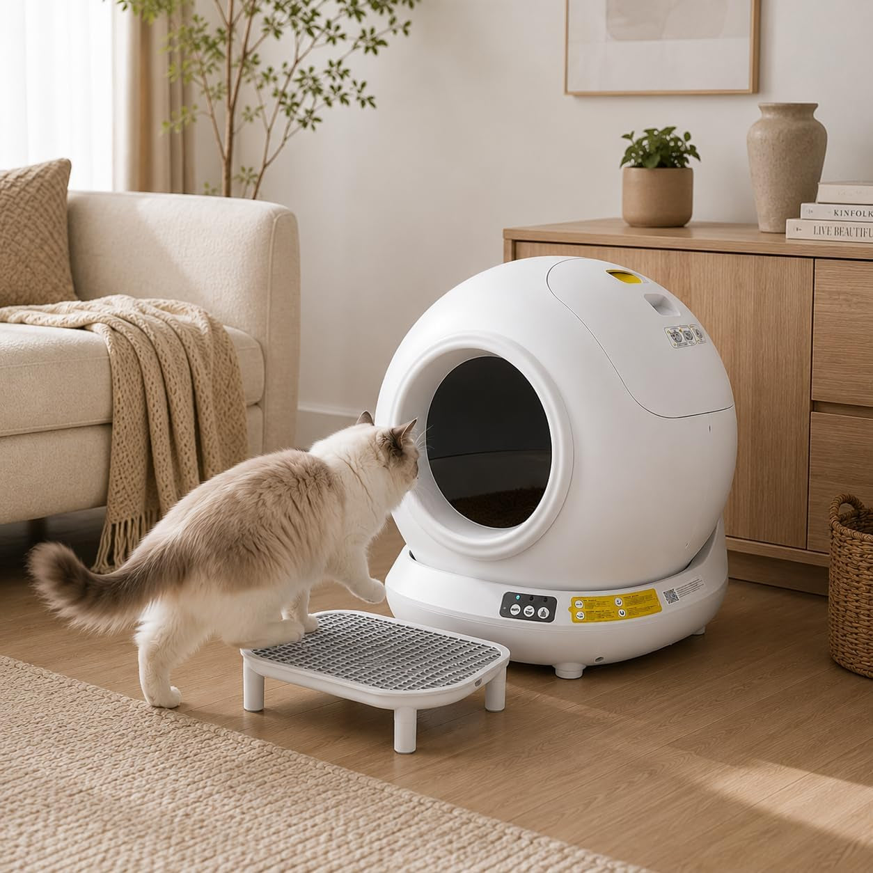 self-cleaning-cat-litter-box-app-control-78l-auto-includes-step-pedal-low-6-3-entry-fits-multiple-cats-anti-pinch-safety-sensors-no-scoop-disposal-weight-monitor-free-step-pedal