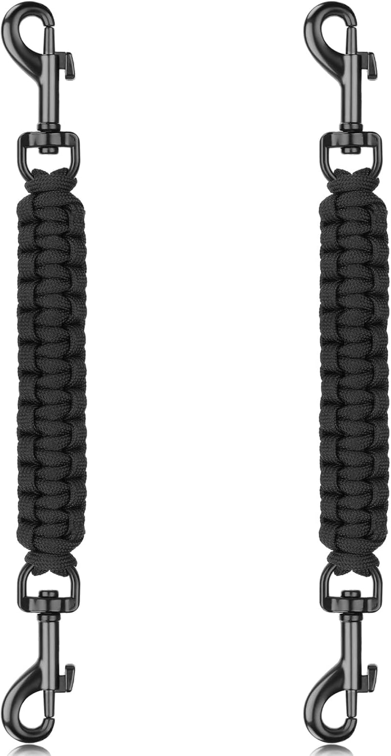 yuepet-dog-safety-collar-clips-2-pack-adjustable-prong-backup-clips-reflective-double-ended-backup-clasp-leash-connector-for-dog-harness-to-collar-safety-clipgrey-black-prong-collar-backup-double-ended-clips-harness-to-collar-connector-reflective-strap-7-8-2-in-adjustable-length-2-pack