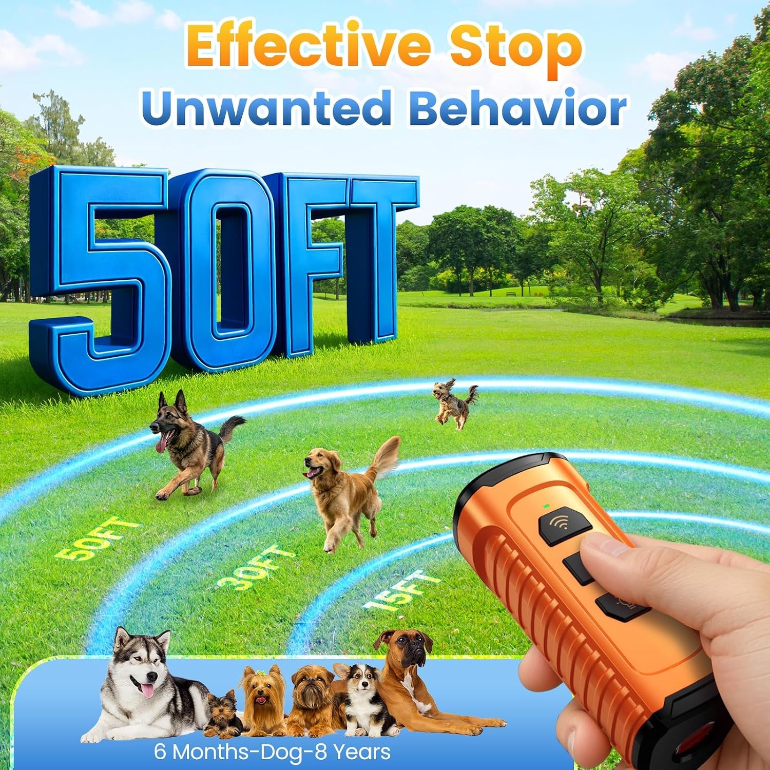 cbersmg-3x-ultrasonic-to-stop-barking-neighbors-dog-portable-anti-barking-device-dog-bark-deterrent-device-50ft-range-5-modes-flashlight-beep-safe-effective-for-small-medium-large-dogs-3x-ultrasonic-dog-bark-deterrent-devices-with-50ft-range-5-modes-flashlight-beep-mode