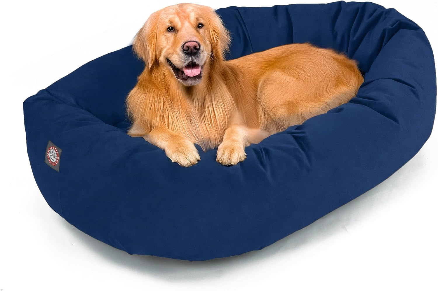 majestic-pet-32-inch-suede-calming-dog-bed-washable-cozy-soft-round-dog-bed-with-spine-support-for-dogs-to-rest-their-head-fluffy-donut-dog-bed-32x23x7-inch-round-pet-bed-medium-sage