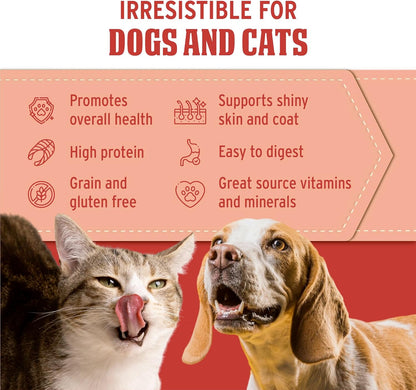 Nutri Bites Freeze Dried Salmon Dog and Cat Treats, 14 Oz4