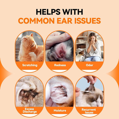 Dog Ear Cleaner Drops for Infection Treatment | Vet Formulated Patented Quantum Silver Water-Based Drops Soothe Ear Itching, Irritation, Cleans Wax, Odor, 1 Fl Oz4