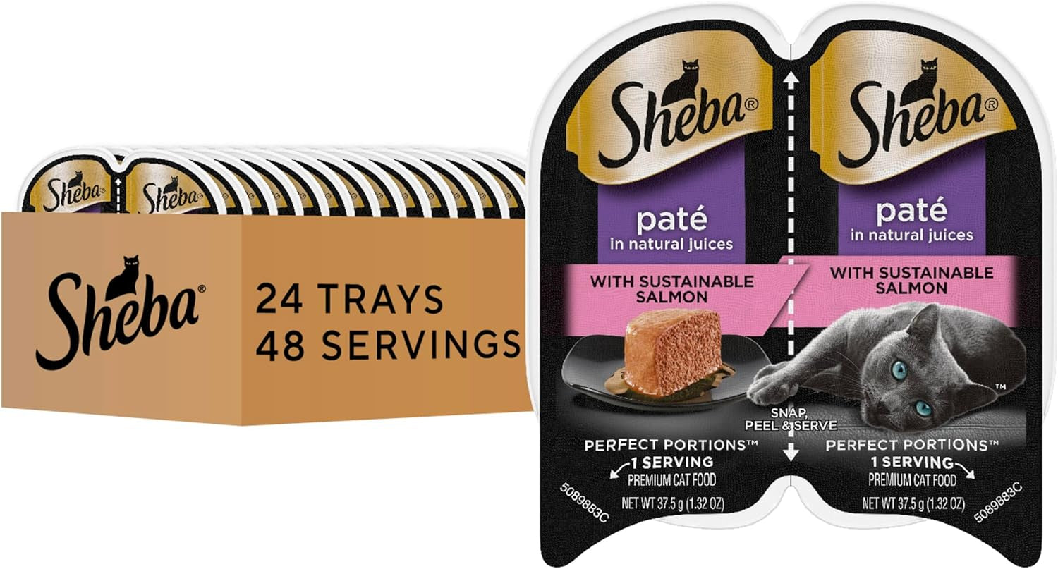 sheba-perfect-portions-pate-wet-cat-food-savory-chicken-2-6-oz-24-ct-grain-free-48-servings-no-fillers-made-in-usa-real-meat-complete-balanced-essential-vitamins-twin-pack-trays