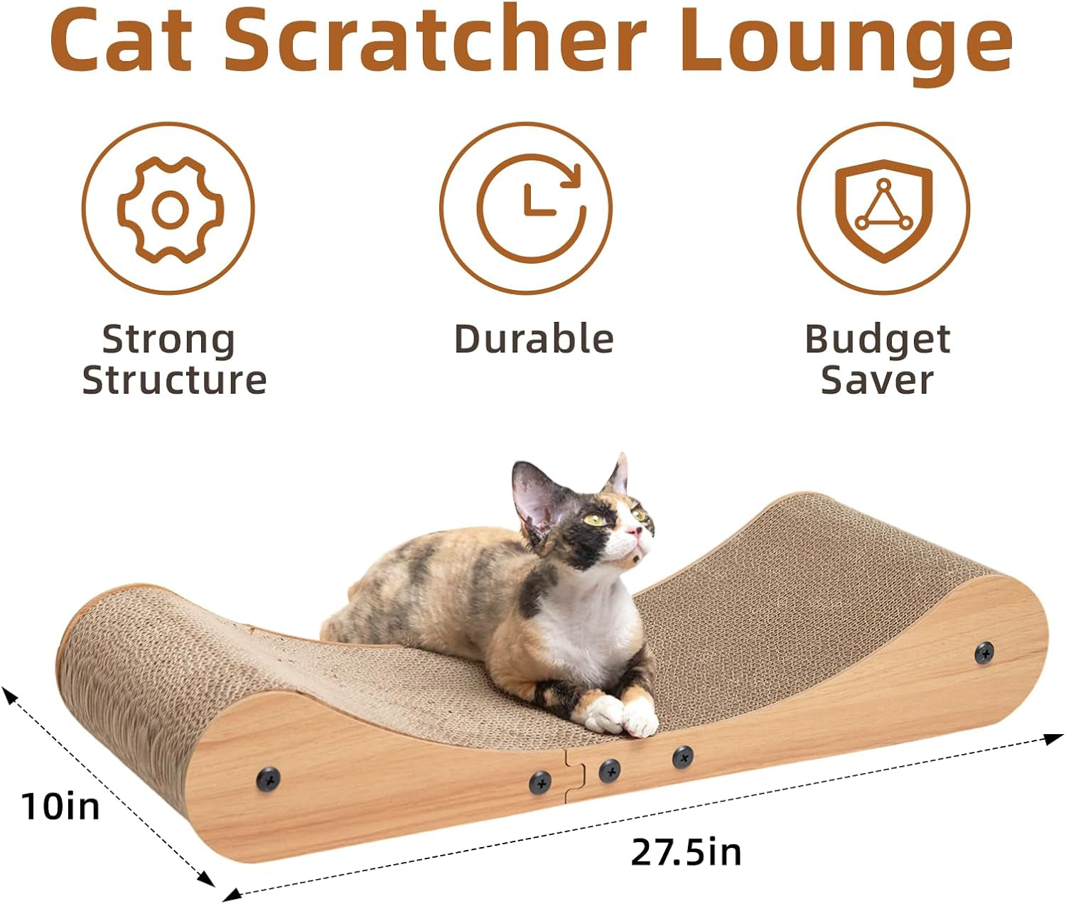 nekosan-cat-scratcher-cardboard-bed-27-5-extra-large-cat-scratch-sofa-bed-cat-scratcher-lounge-bed-for-indoor-cats-27-5-x-10-inches-cat-couch-bed-scratching-board