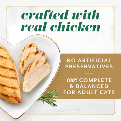 Purina Fancy Feast Gems Chicken Wet Cat Food Variety Box, 4 Oz, 8-Pack4