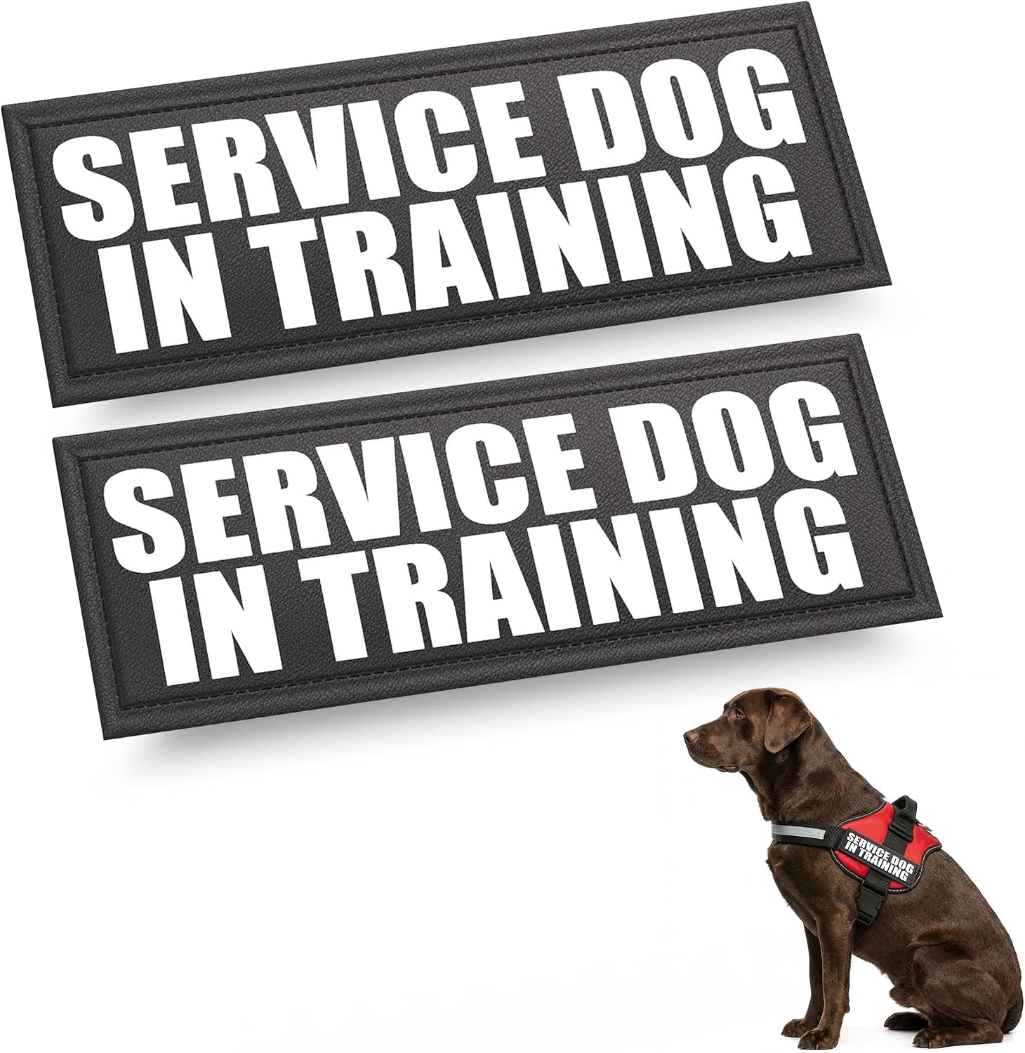 industrial-puppy-emotional-support-dog-patch-reflective-xs-1-x-2-75-in-clear-visibility-durable-vest-patches-for-identification-compatible-with-hook-loop-vest-gear-xs-1x2-75-inch