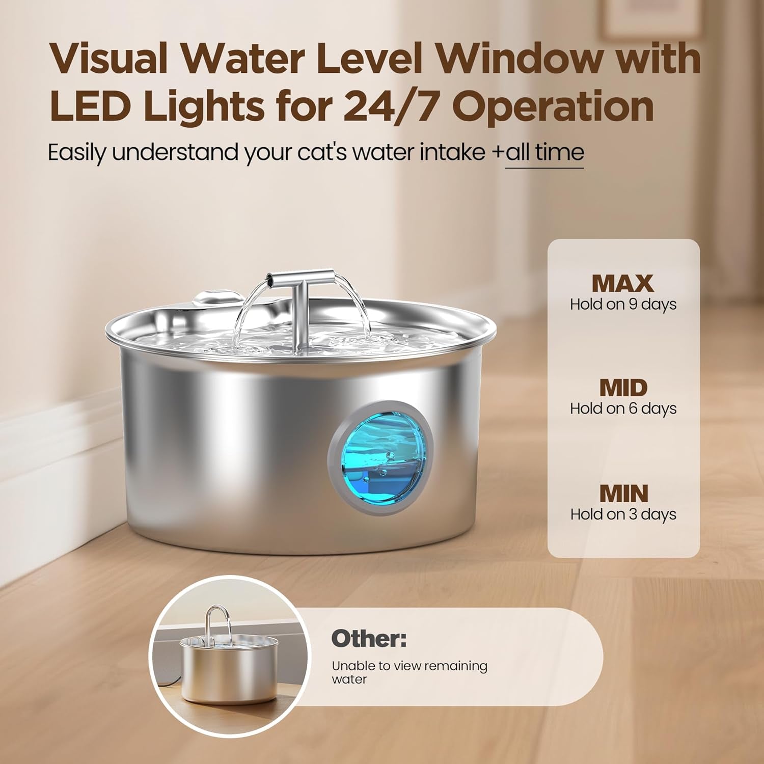 cat-water-fountain-stainless-steel-2-6l-cat-fountain-for-drinking-pet-water-fountain-for-cats-indoor-automatic-pet-water-dispenser-bowl-best-auto-feeding-supplies-gift-for-small-dog-large-kitty