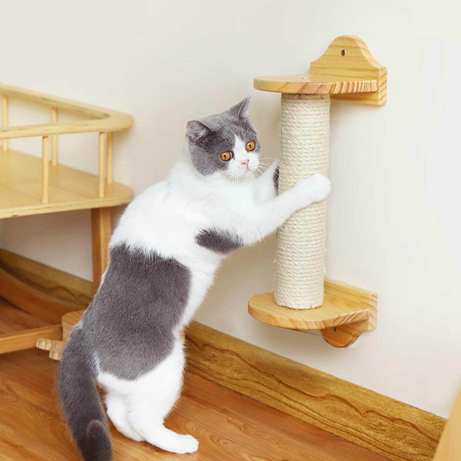 10-cat-scratching-replacement-posts-sisal-spare-scratcher-refill-post-for-cats-cube-tower-kittens-scratch-pole-perch-interactive-toys-furniture-accessories-tree-2-pack-include-m8-screws-white