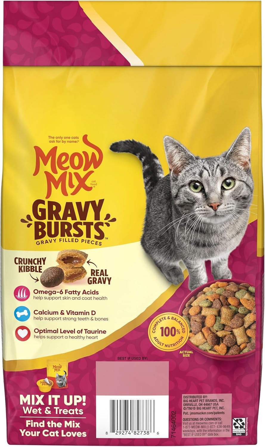 meow-mix-gravy-bursts-dry-cat-food-3-lb-bag-crunchy-cat-kibble-gravy-filled-pieces-100-complete-balanced-nutrition-for-adult-cats-high-quality-protein