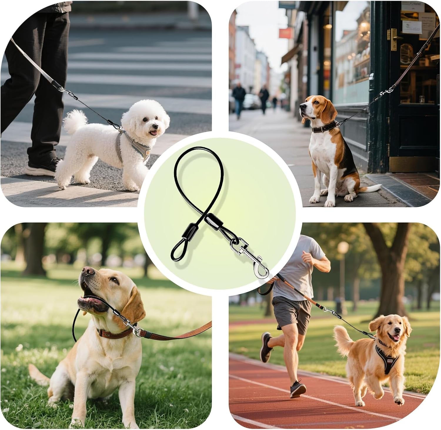 chew-proof-dog-leash-2-pack-metal-cable-lead-collar-extender-non-tangle-connect-dog-leash-for-teething-puppies-small-medium-and-large-dogs-for-collars-and-harnesses-5mm-m