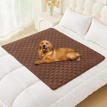 Smiry Waterproof Dog Bed Cover, Reversible Pet Blanket for Sofa Couch | Soft Washable Dog Blanket, Leakproof Couch Cover for Dogs Cats & Furniture Protection, 52X82, Grey/Dark Grey49