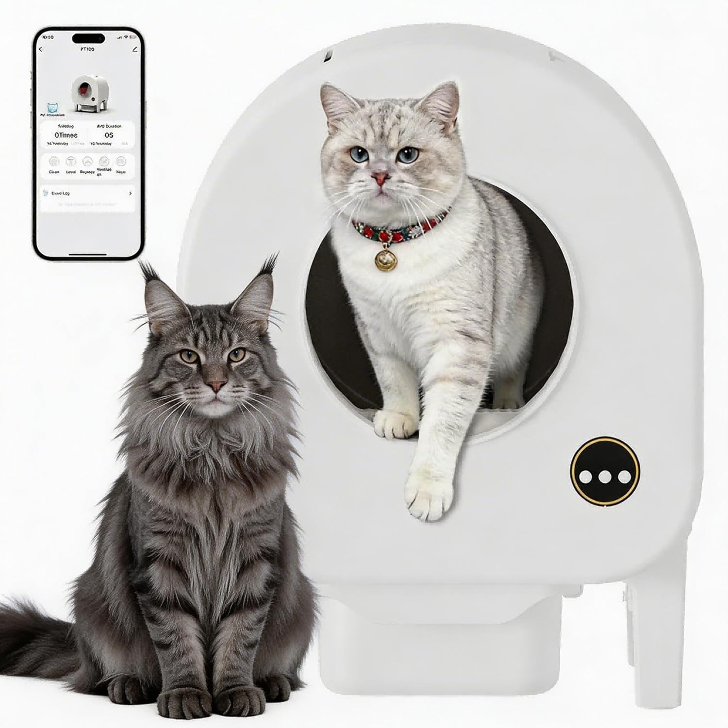 garvee-self-cleaning-cat-litter-box-automatic-smart-pet-litter-box-large-capacity-for-multiple-cats-wifi-enabled-app-control-with-safety-sensors-w-garage-bags-multiple-cats-available-large-capacity-wifi-enabled-app-control-w-safety-sensors-w-garage-bags