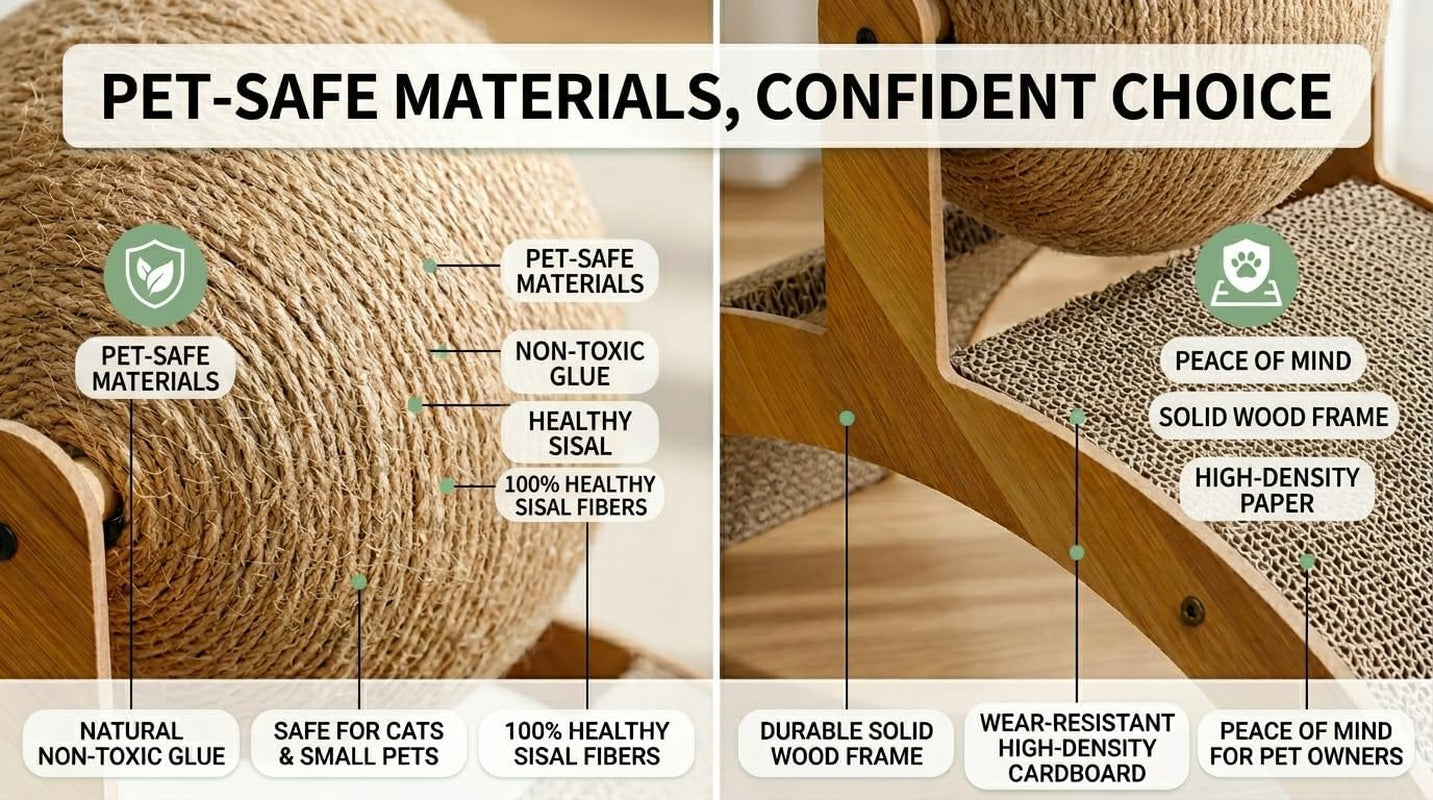 2-in-1-rabbit-scratching-toy-natural-sisal-ball-corrugated-cardboard-pad-bunny-claw-scratcher-stable-wood-arch-bridge-interactive-toys-for-rabbits-kittens-ferrets-chinchillas