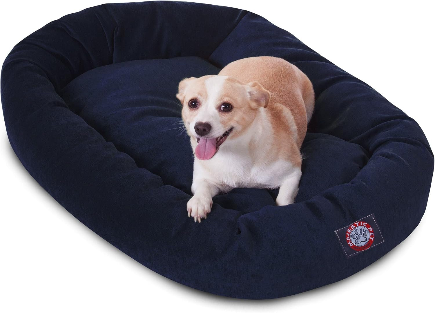 majestic-pet-40-inch-micro-velvet-calming-dog-bed-washable-cozy-soft-round-dog-bed-with-spine-for-head-support-fluffy-donut-dog-bed-40x29x9-inch-round-pet-bed-large-pearl