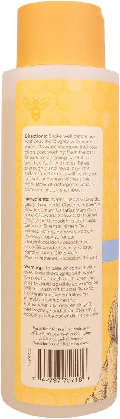 Burt’S Bees for Pets Tear Free Puppy Shampoo & Conditioner with Buttermilk, 2 in 1 Gentle Dog Shampoo for Puppies, Cleans and Conditions Sensitive Skin, 16 Fl Oz | Gentle 2-In-1 Formula Cleans and Conditions Sensitive Puppy Skin and Coat; Tearless for Easy Bath Time11