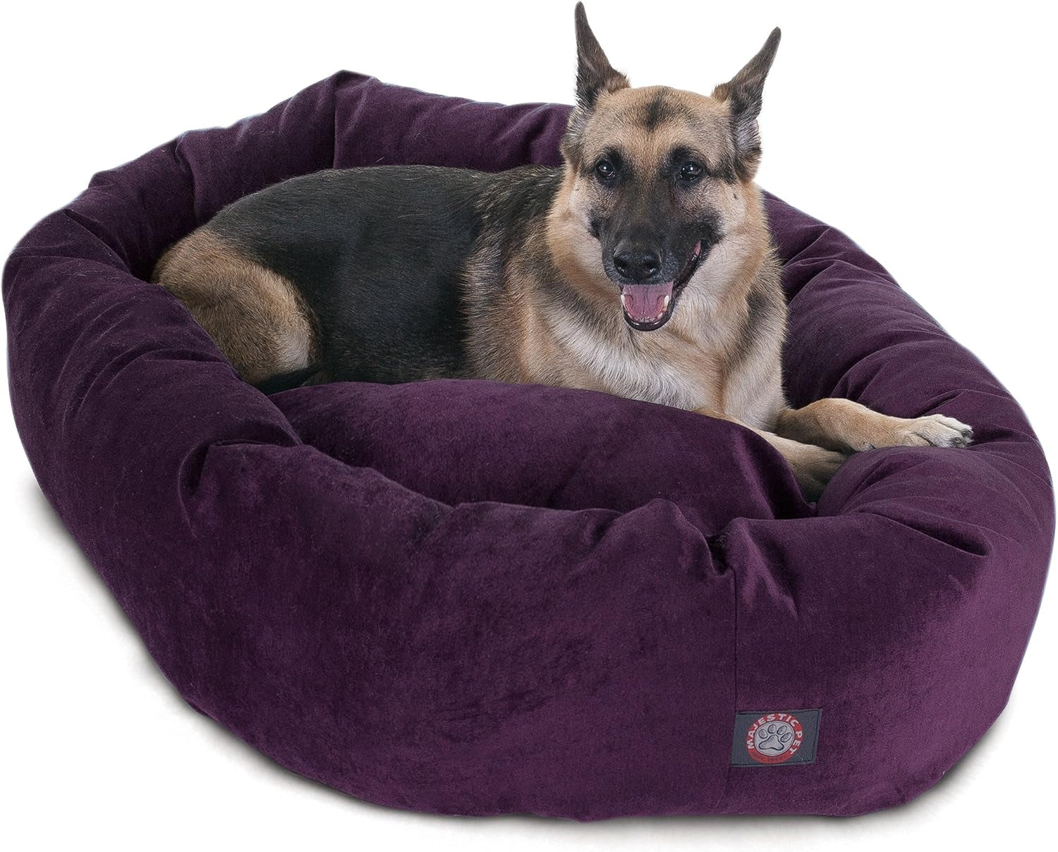 majestic-pet-40-inch-micro-velvet-calming-dog-bed-washable-cozy-soft-round-dog-bed-with-spine-for-head-support-fluffy-donut-dog-bed-40x29x9-inch-round-pet-bed-large-pearl