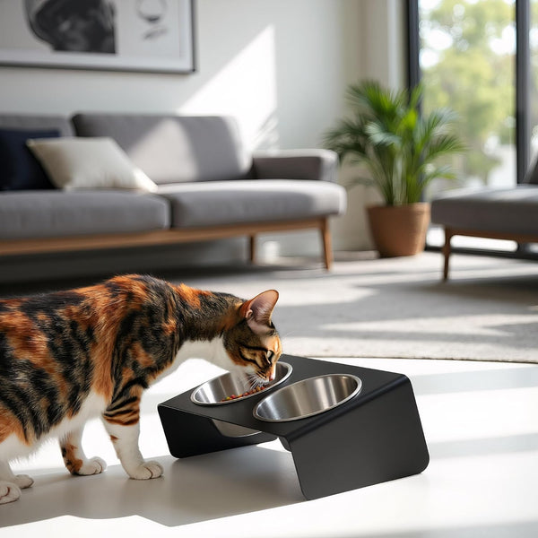 Xympo Elevated Pet Bowl, for Cats and Small Dogs7