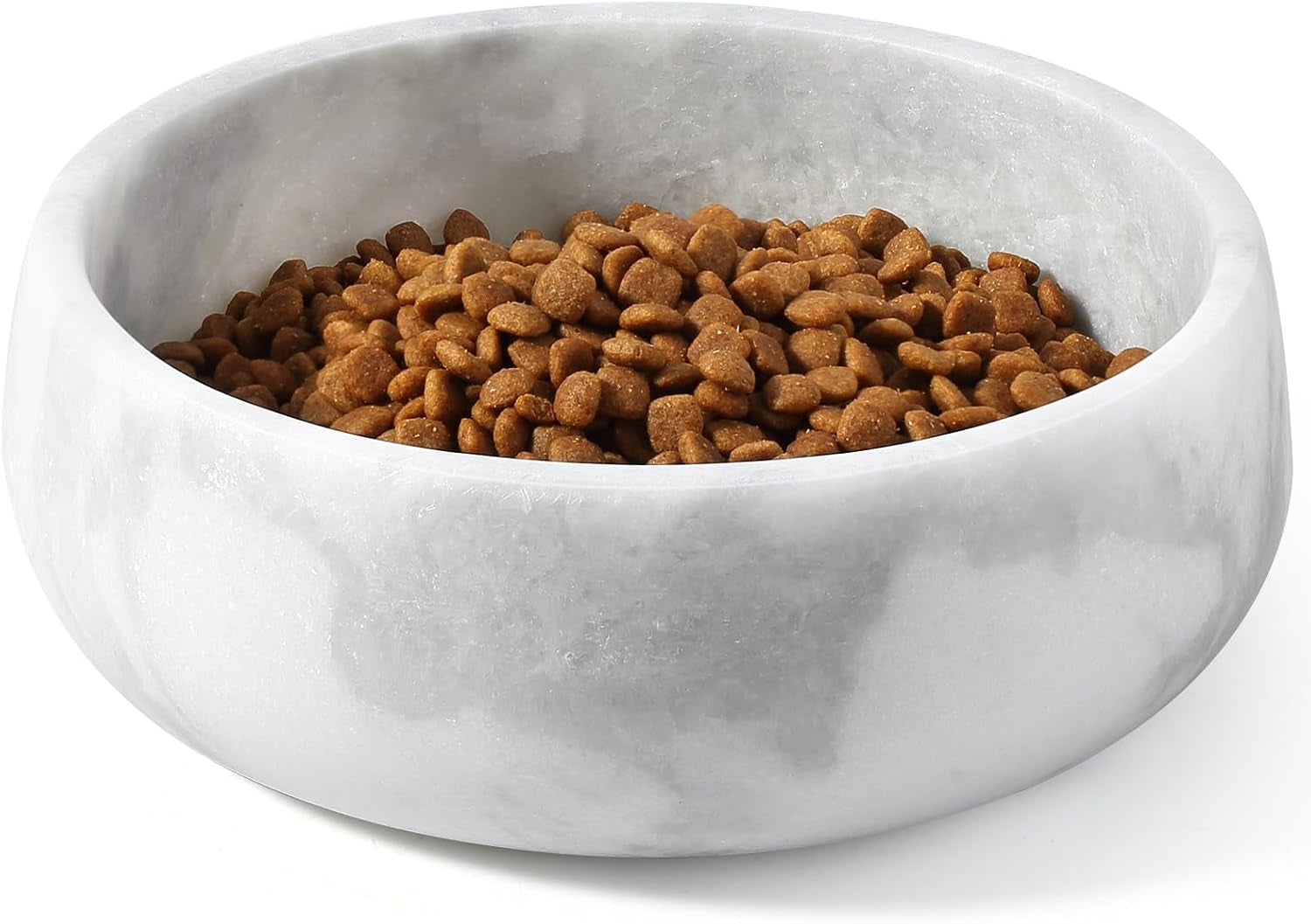 white-marble-dog-bowls-non-slip-dog-food-water-bowl-small-heavy-duty-pet-bowl-for-cats-and-medium-dogs-weighted-african-natural-marble-holds-4-cups5lbs