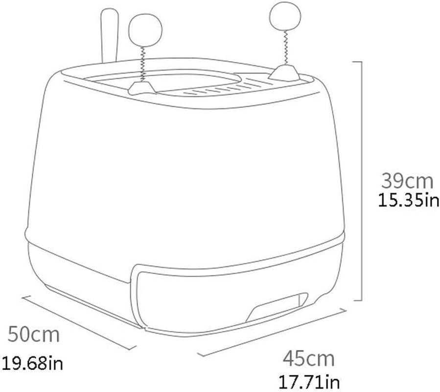 dog-potty-training-toilet-creative-cat-litter-box-fully-enclosed-drawer-top-entry-toilet-supplies-oversized-deodorant-pan-bluepink