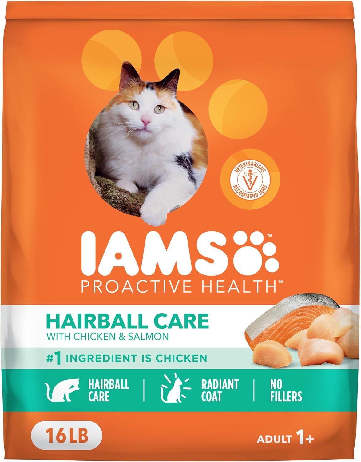 iams-proactive-health-hairball-dry-cat-food-chicken-salmon-7-lb-veterinarian-recommended-reduces-hairballs-supports-healthy-digestion-maintains-healthy-weight-nourishes-heart
