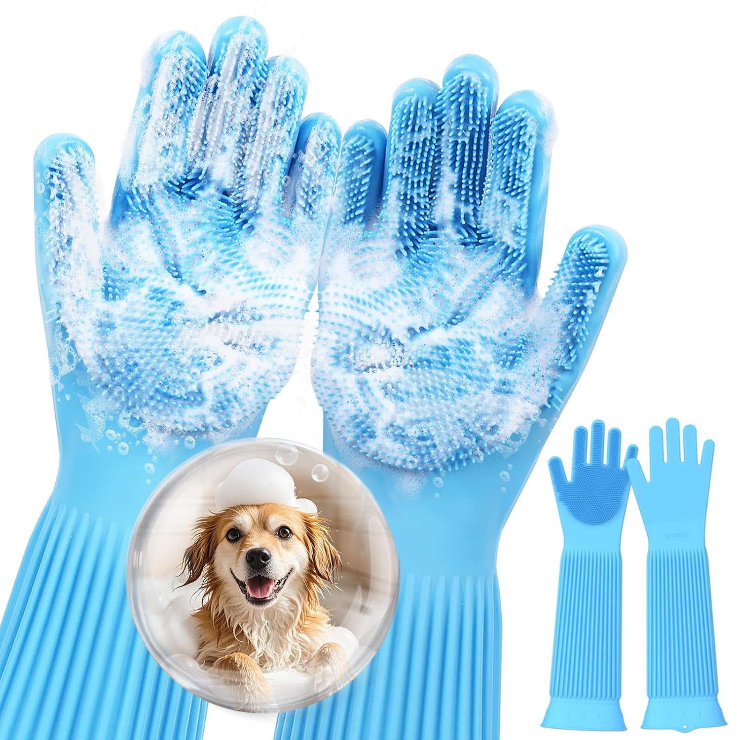pecute-silicone-pet-grooming-gloves-for-washing-cats-dogs-bath-brush-3-000-soft-bristles-gentle-massage-deshedding-dishwasher-safe-for-large-thick-coats-home-car-cleaning