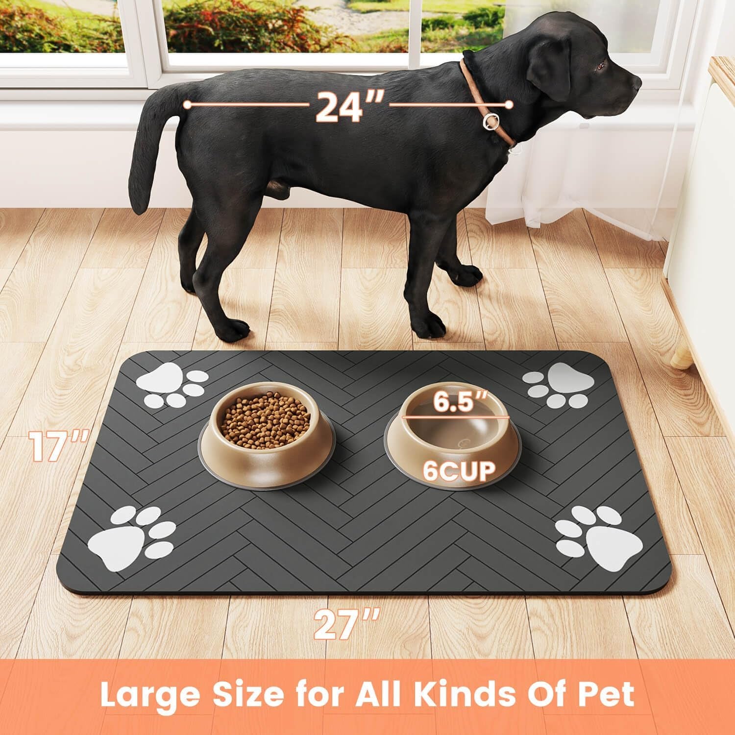 pet-feeding-mat-absorbent-pet-placemat-for-food-and-water-bowl-with-waterproof-rubber-backing-quick-dry-water-dispenser-mat-for-dog-and-cat-20x12-striped-dark-gray