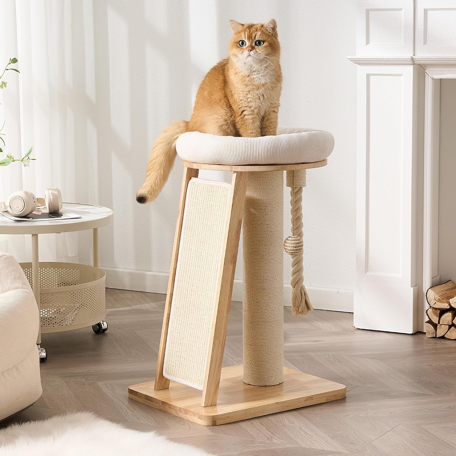 modern-cat-tree-small-tower-with-scratching-post-for-indoor-28-inch-solid-wood-multifunctional-corner-cat-tree-tower-with-bed-dangling-ball-interactive-rope-scratching-board