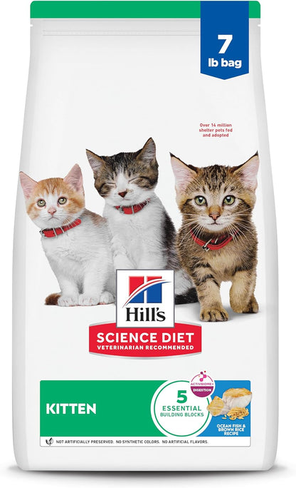 Hill'S Science Diet Kitten Formula Dry Cat Food | #1 Veterinarian Recommended, Chicken Recipe, 7 Lb. Bag13