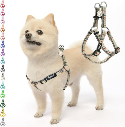 PUPTECK No Pull Dog Harness Soft Adjustable Basic Nylon Step in Puppy Vest Outdoor Walking with ID Tag20