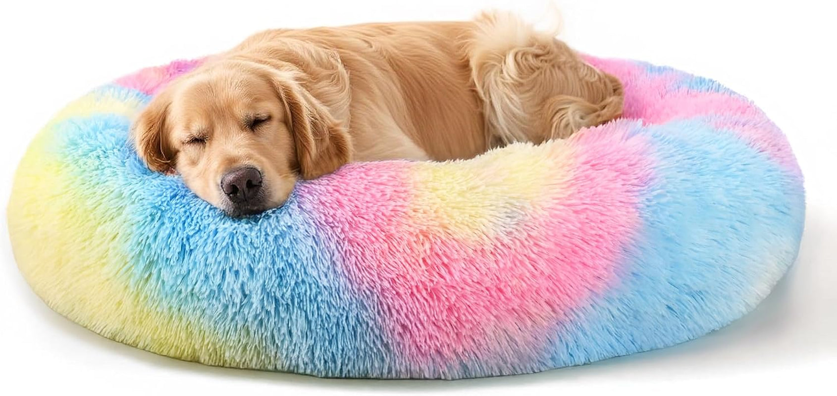 hoewina-dog-cat-bed-for-indoor-cats-20in-calming-donut-bed-for-puppy-and-kitten-washable-round-fluffy-pet-bed-for-small-medium-dogs-and-cats-light-grey