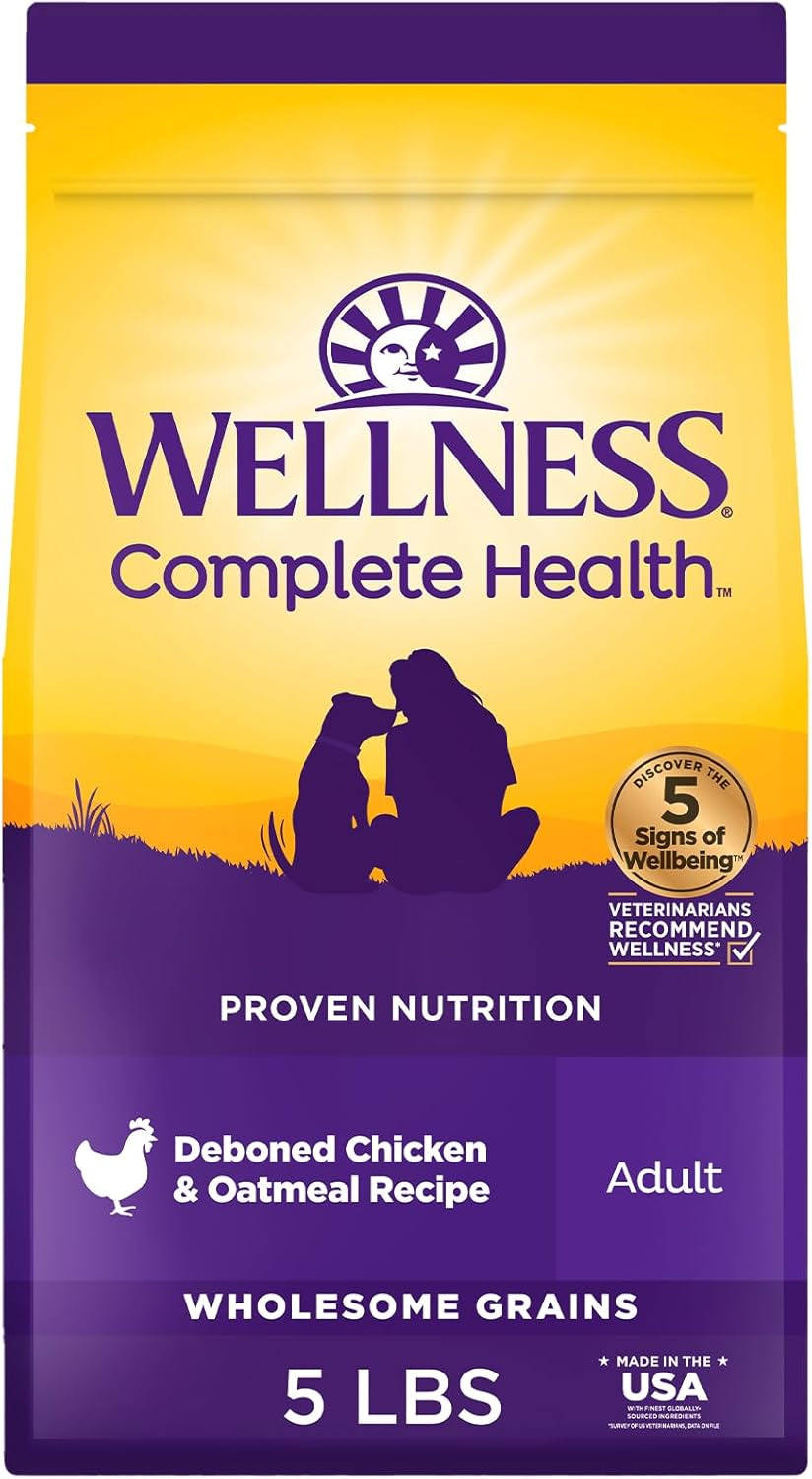 wellness-complete-health-adult-dry-dog-food-wholesome-grain-kibble-natural-chicken-and-oatmeal-recipe-30-lb-bag
