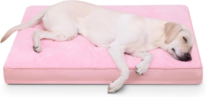 Dog Crate Bed Waterproof Deluxe Plush Dog Beds with Removable Washable Cover Anti-Slip Bottom Pet Sleeping Mattress for Large, Medium, Jumbo, Small Dogs, 41 X 27 Inch, Gray11