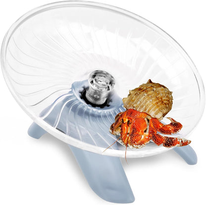 Hermit Crab Exercise Wheel - Silent Running Wheel for Crab Tank Accessories - Small Animal Wheel for Hamster Gerbils Hedgehogs8