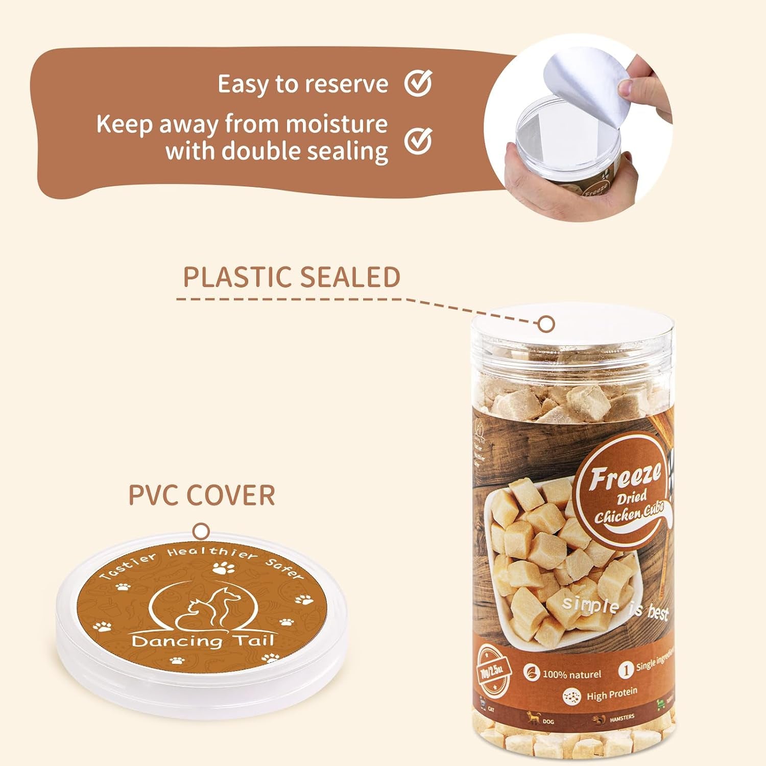 dancing-tail-freeze-dried-raw-cat-and-dog-treats-healthy-limited-ingredient-chicken-cube-weight-control-traing-treats-for-small-dogs-cats-chicken