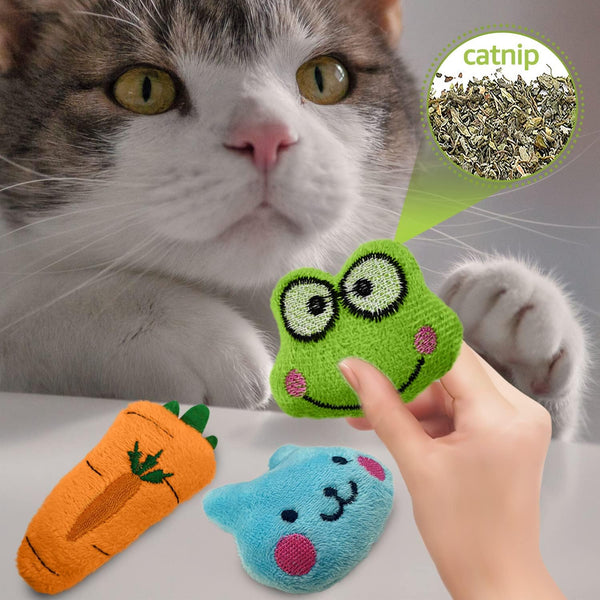 12 Pack Catnip Toys for Cats, Silvervine Sticks, Catnip Balls, Cat Nip Mice, Kicker Toys, Silver Vine Organic Chew Toys, Kitten Teething Toy,Interactive Enrichment (Green)6
