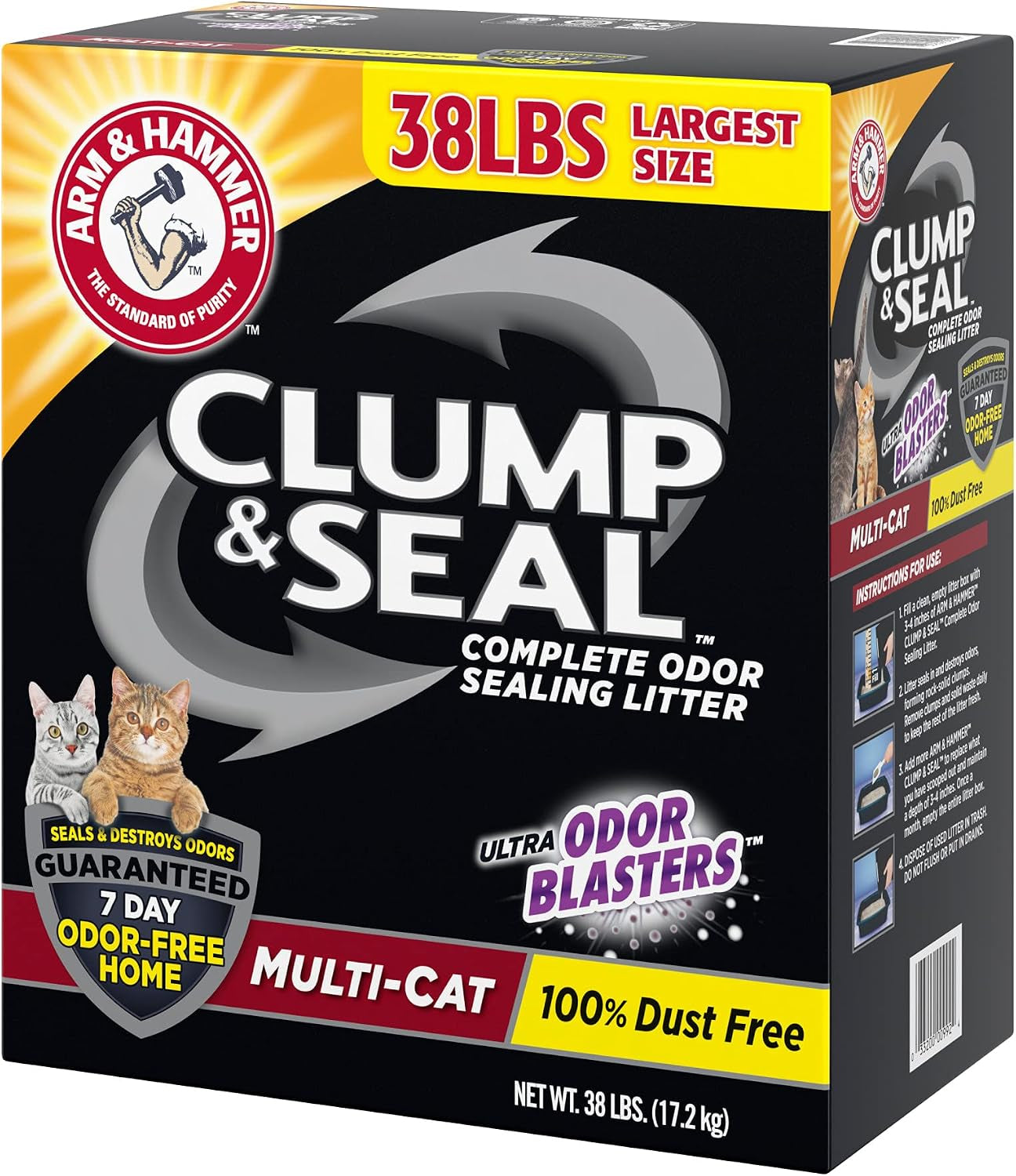 arm-hammer-clump-seal-litter-multi-cat-litter-38-lb