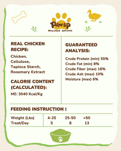 PAWUP Freeze Dried Chicken Cat Treats, High-Protein Cat Snacks, 10 Pack | Chicken First, High Protein, Interactive Feeding, Daily Rewards, Cat Lollipops Treat, Birthday Cat Treat, Interactive Feeding7