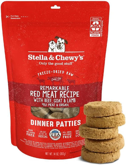 Stella & Chewy'S Freeze-Dried Raw Dinner Patties - Beef Recipe - High Protein Grain-Free Puppy & Dog Food - Perfect for Picky Eaters - 25 Oz34