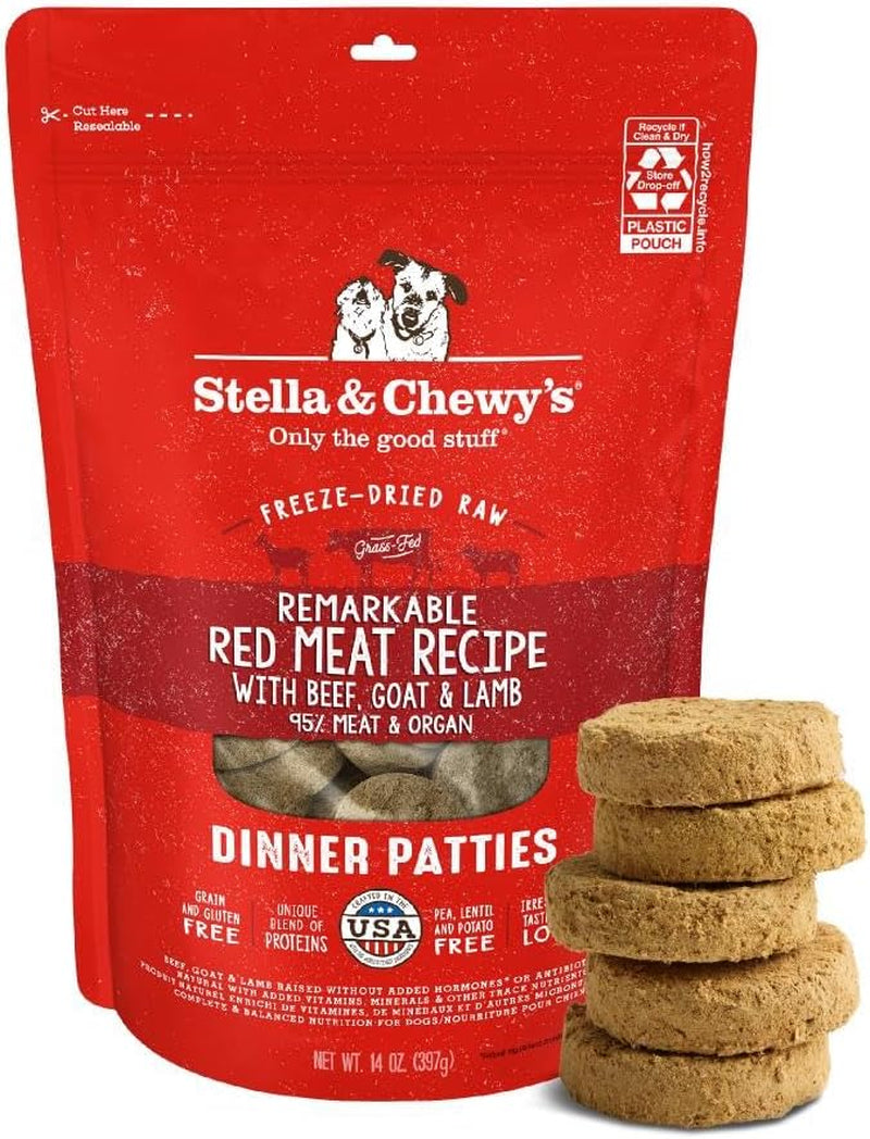 stella-chewys-freeze-dried-raw-dinner-patties-beef-recipe-high-protein-grain-free-puppy-dog-food-perfect-for-picky-eaters-25-oz