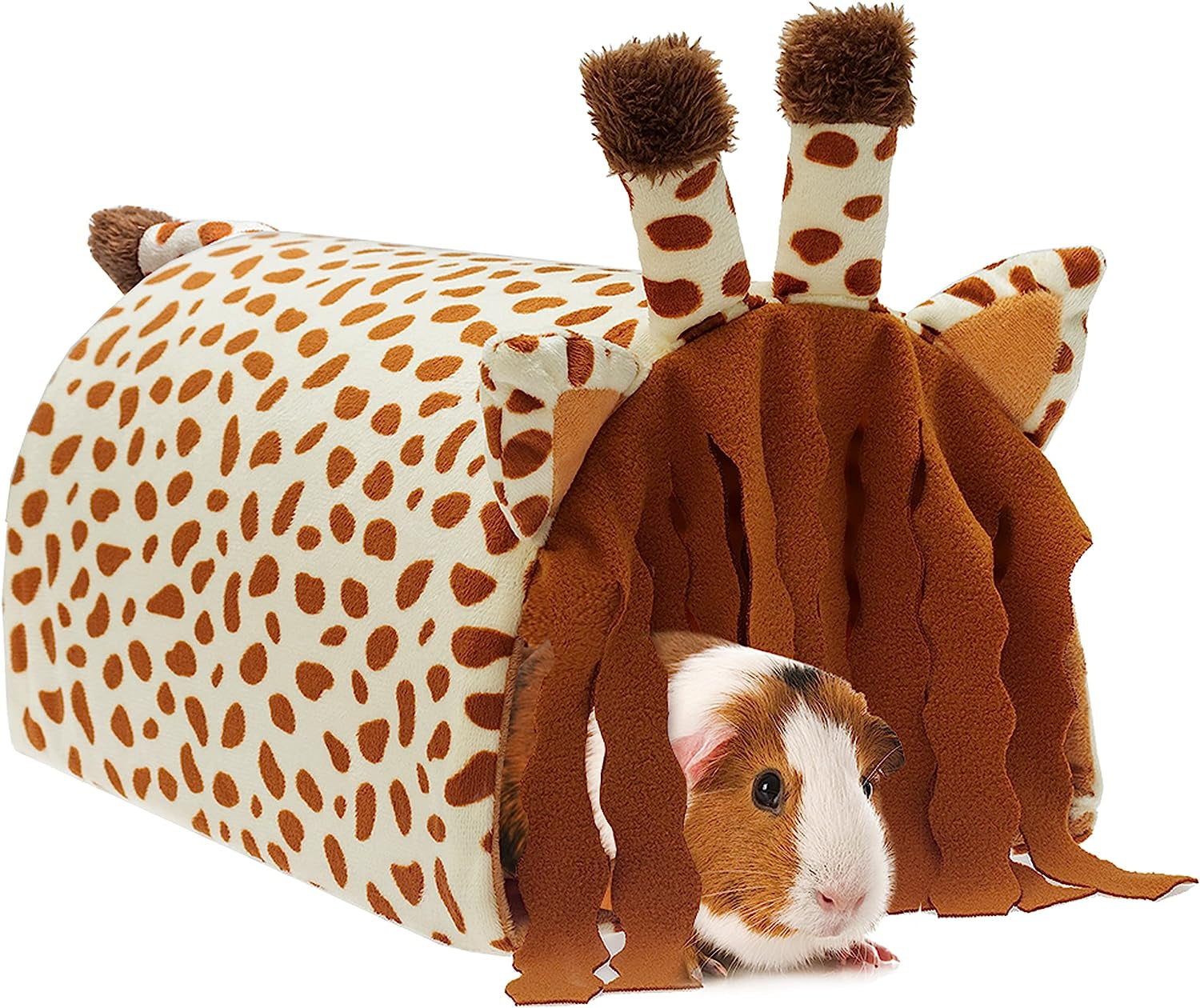 guinea-pig-hideout-fleece-tunnel-house-small-pet-cage-accessories-soft-play-sleep-small-animal-hideout-tube-cozy-bed-nest-for-hamster-rat-chinchilla-hedgehog