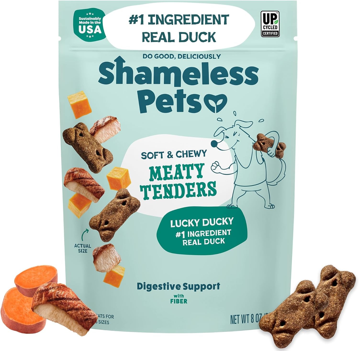 shameless-pets-soft-dog-treats-bacon-me-crazy-meaty-tenders-soft-chewy-treats-for-dogs-real-bacon-1st-ingredient-grain-free-healthy-treats-for-small-medium-large-dogs-8oz